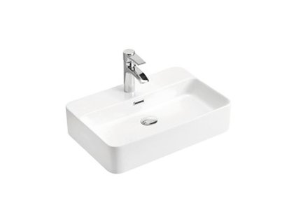TRUST 2 WHITE ( E-6282 ) Umywalka Nablatowa / Countertop Washbasin