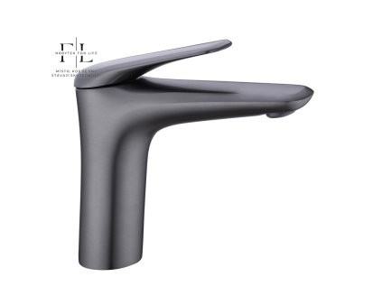 BATERIA UMYWALKOWA NIAGARA NISKA SZARA / WASHBASIN TAP NIAGARA LOW GREY 86001GG