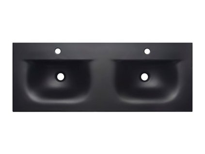 SKY 1 BLACK MATT 120D DP ( E-8099-120D ) Umywalka Meblowe / Inset Washbasin