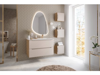 GO 2 120CM R DP Umywalka Meblowa / Inset Washbasin