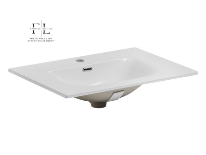 SKY 70/DP-8099 umywalka meblowa - cabinet basin 71 x 46cm/ double packing