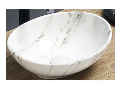 UN-PATI-MW3 Umywalka/Washabsin/Matowy Biały/Matt White 40,5 cm