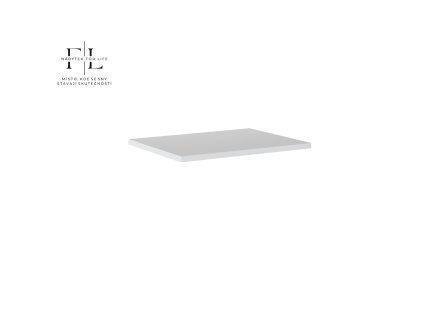 Deska pod umyvadlo WHITE 60 cm