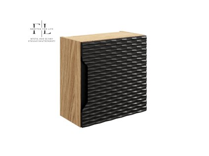 Horní závěsná skříňka Ocean Black 83-35-1DQ 35x35 cm