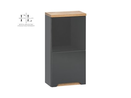 Horní závěsná skříňka BALI GRAFIT 830 1D 35cm