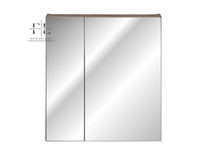 SANTA FE OAK 84-60-A-2D Szafka z Lustrem / Mirror Cabinet CU-COC-834012  FSC MIX Credit