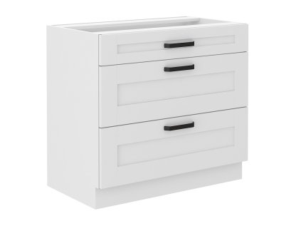 80 D 3S BB SZAFKA DOLNA LUNA WHWH