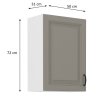 50 G 72 1F STILO CLAYGREY WH