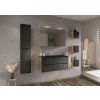 SKY 1 BLACK MATT 120D DP ( E-8099-120D ) Umywalka Meblowe / Inset Washbasin
