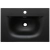SKY 1 BLACK MATT 60 DP ( E-8099-60 ) Umywalka Meblowe / Inset Washbasin