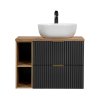 Koupelnový set ADEL BLACK / WOTAN B 81-01 80cm UN 6252