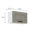 60 GU 36 1F LUNA CLAYGR WH
