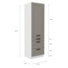 60 DKS 210 1F3S LUNA CLAYGR WH