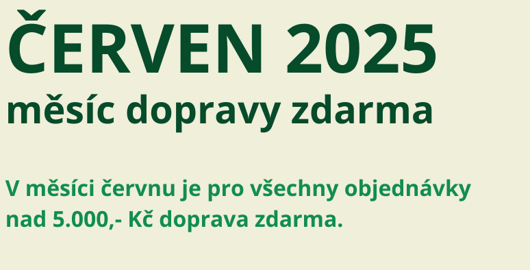 Červen - doprava zdarma