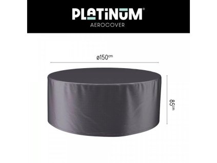 ochranny kryt na zahradni stul nabytek kruhovy platinum aerocover