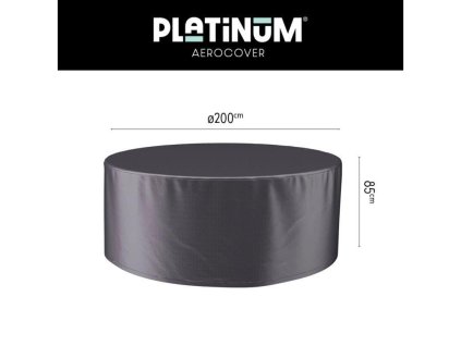 ochranny kryt na zahradni stul nabytek kruhovy platinum aerocover