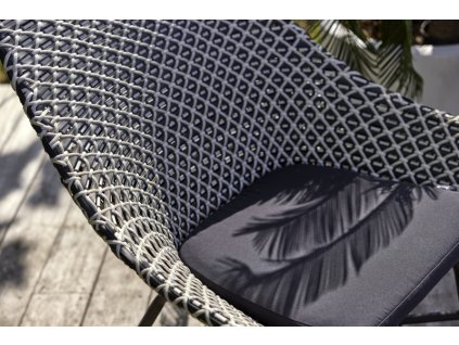 Delphine lounge křeslo diamond wicker