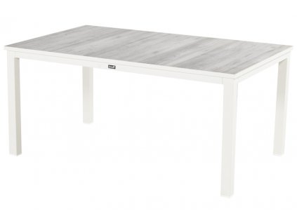 zahradní hliníkový stůl o rozměru 163x105x75cm bílý z kolekce Hartman