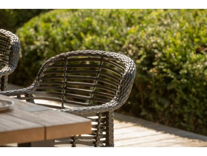 zahradní jídelní židle Hartman z umělého ratanu