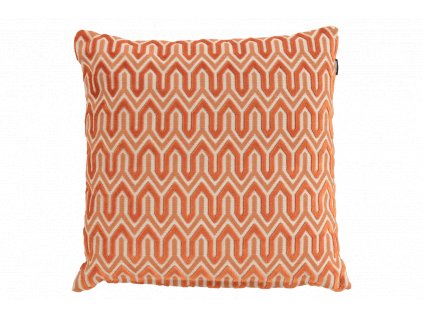 oranžový dekorační polštář Hartman