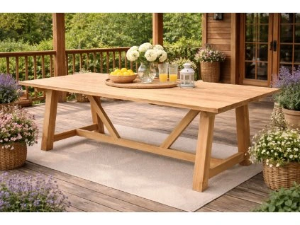 zahradní teakový stůl Hartman