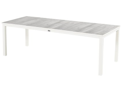 zahradní hliníkový stůl s keramickou deskou z kolekce Hartman v bílé barvě