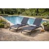 zahradní hliníkové lehátko Hartman s textilií