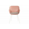 pink plastové jídelní židle Resin Sophie kolekce Hartman