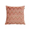 dekorační polštář růžový a oranžový na zahradní nábytek Hartman