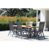 zahradní jídelní souprava Hartman s hliníkovými židlemi