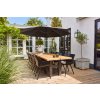 zahradní jídelní souprava Hartman s hliníkovými židlemi