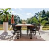 zahradní jídelní souprava Hartman kombinace hliníku a dřeva