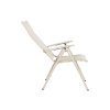 hliníková zahradní polohovací židle béžová Hartman