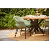 zahradní jídelní židle s umělým výpletem