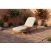 zahradní lehátko Hartman v barvě cappuccino