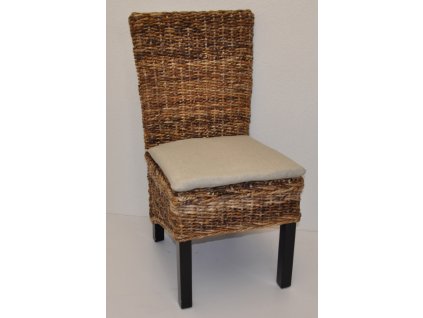 Jídelní židle BANNY banánový list s polstrem