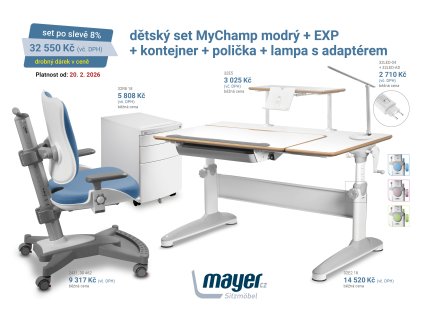 MAYER CZ KIDS set MyChamp modrý EXP MEGA CZK 2026 02