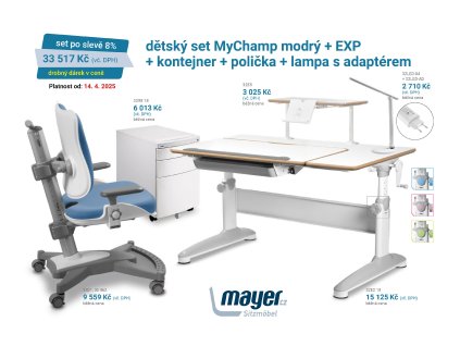 MAYER CZ KIDS set MyChamp modrý EXP MEGA CZK 2025 04