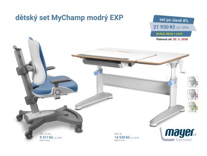MAYER CZ KIDS set MyChamp modrý EXP CZK 2026 02