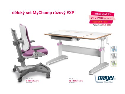 MAYER CZ KIDS set MyChamp růžový EXP CZK 2025 04