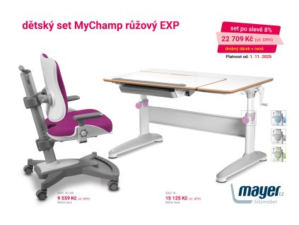 MAYER CZ KIDS set MyChamp růžový EXP CZK 2025 11