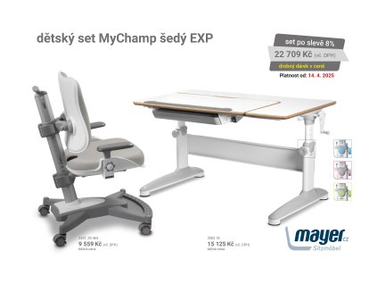 MAYER CZ KIDS set MyChamp šedý EXP CZK 2025 04