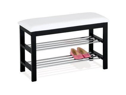 Botník 83168-06 (Barva potahu Bílá, Odstín Černá)