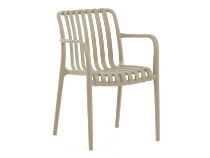 Plastová židle jídelní CT-X7029 (Odstín Béžová)