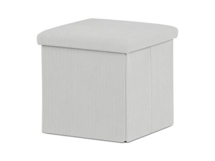 Taburet s úložným prostorem TAB-471 (Barva potahu Krémová)