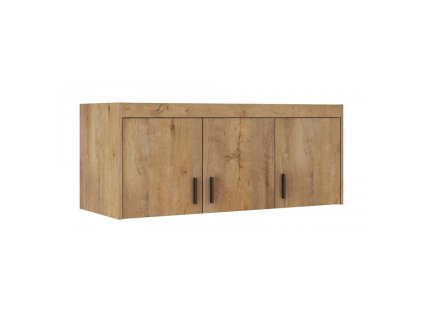 Nástavec na skříň Enja 3D (Odstín Dub lefkas)