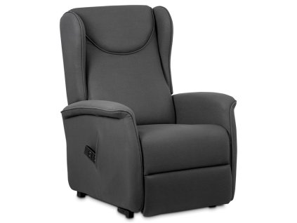 Polohovací křeslo s elektrickým ovládáním TV-1192 (Barva potahu Šedá)
