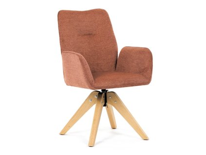 Jídelní židle s područkami DCH-C2148 (Barva potahu Oranžová)