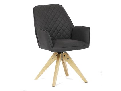 Jídelní židle s područkami HC-539 (Barva potahu Černá)