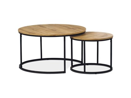 Set 2 ks konferenčních stolků AF-3002 (Odstín Dub divoký)